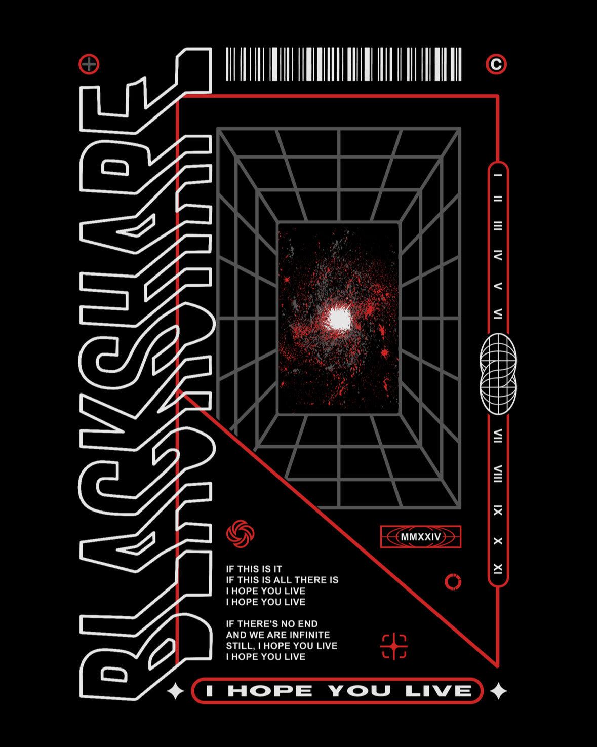 ITIIITIATIIHYLIHYL POSTER - BLACKSHAPE